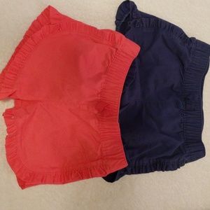 Carter's 2T ruffle shorts